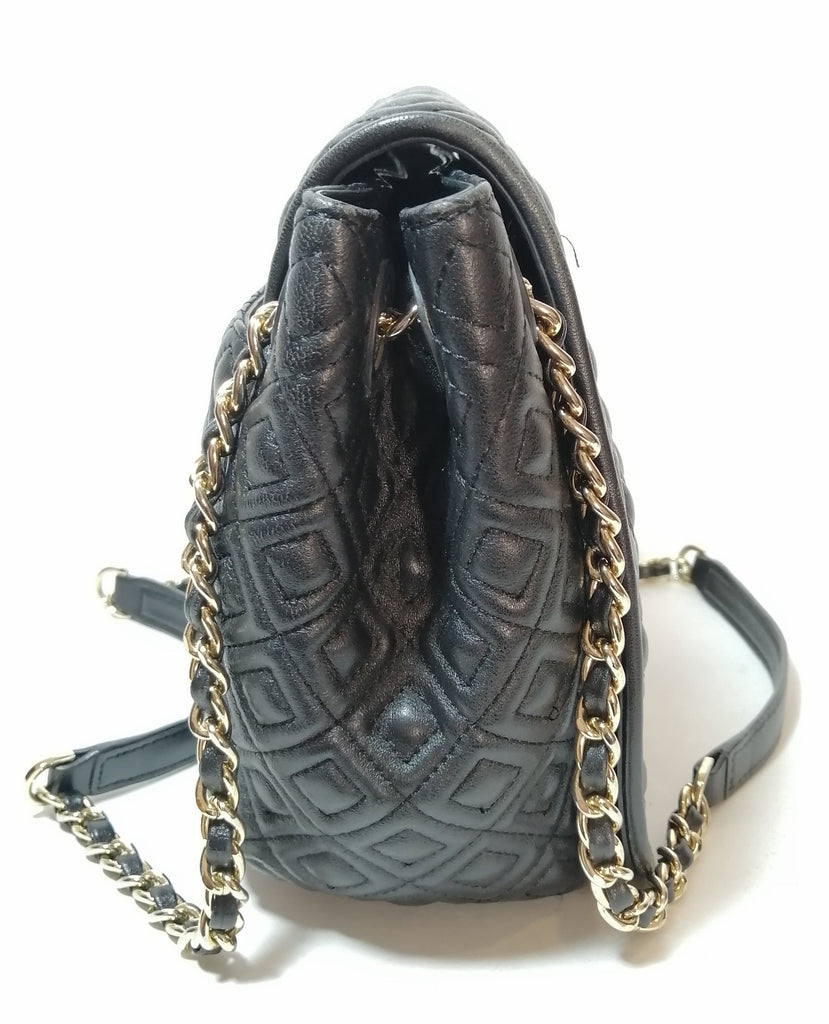 Tory Burch Marion Black Flap Bag