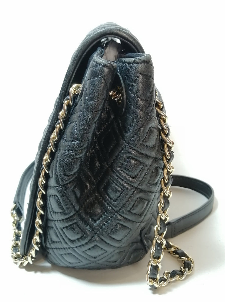 Tory Burch Marion Black Flap Bag