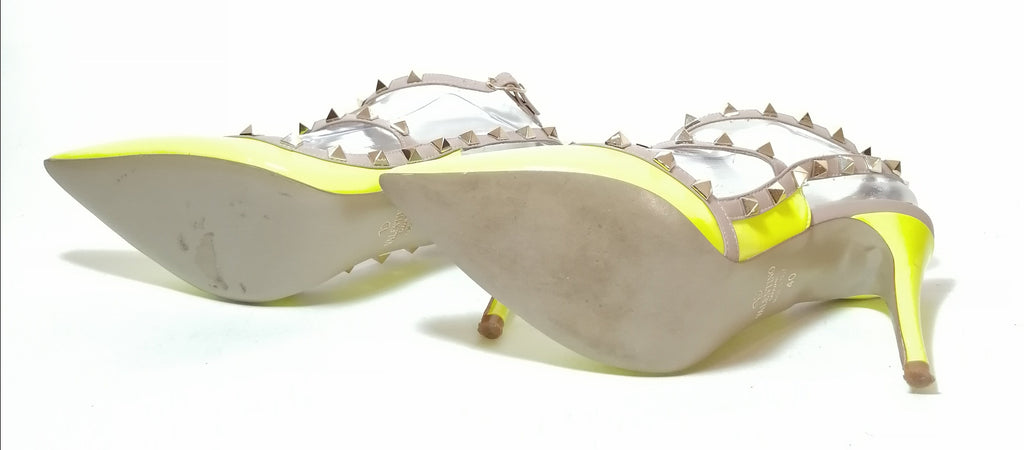 Neon yellow deals valentino rockstuds