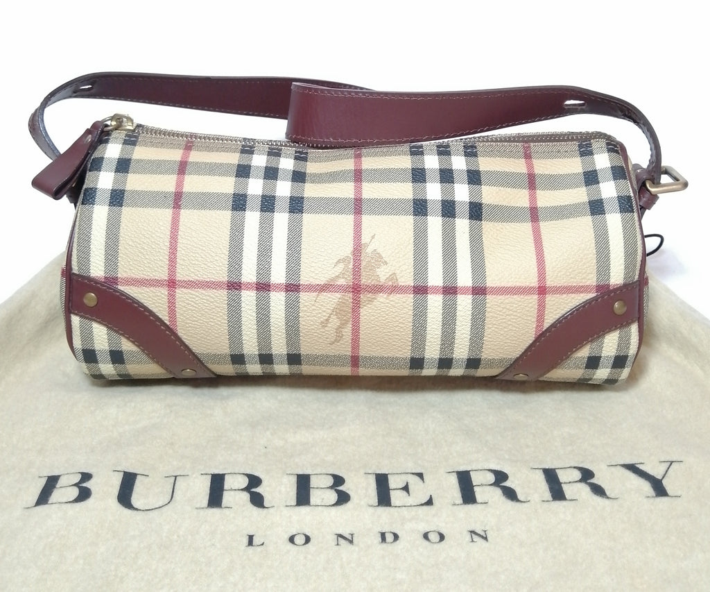 Burberry Signature Haymarket Tote Bag