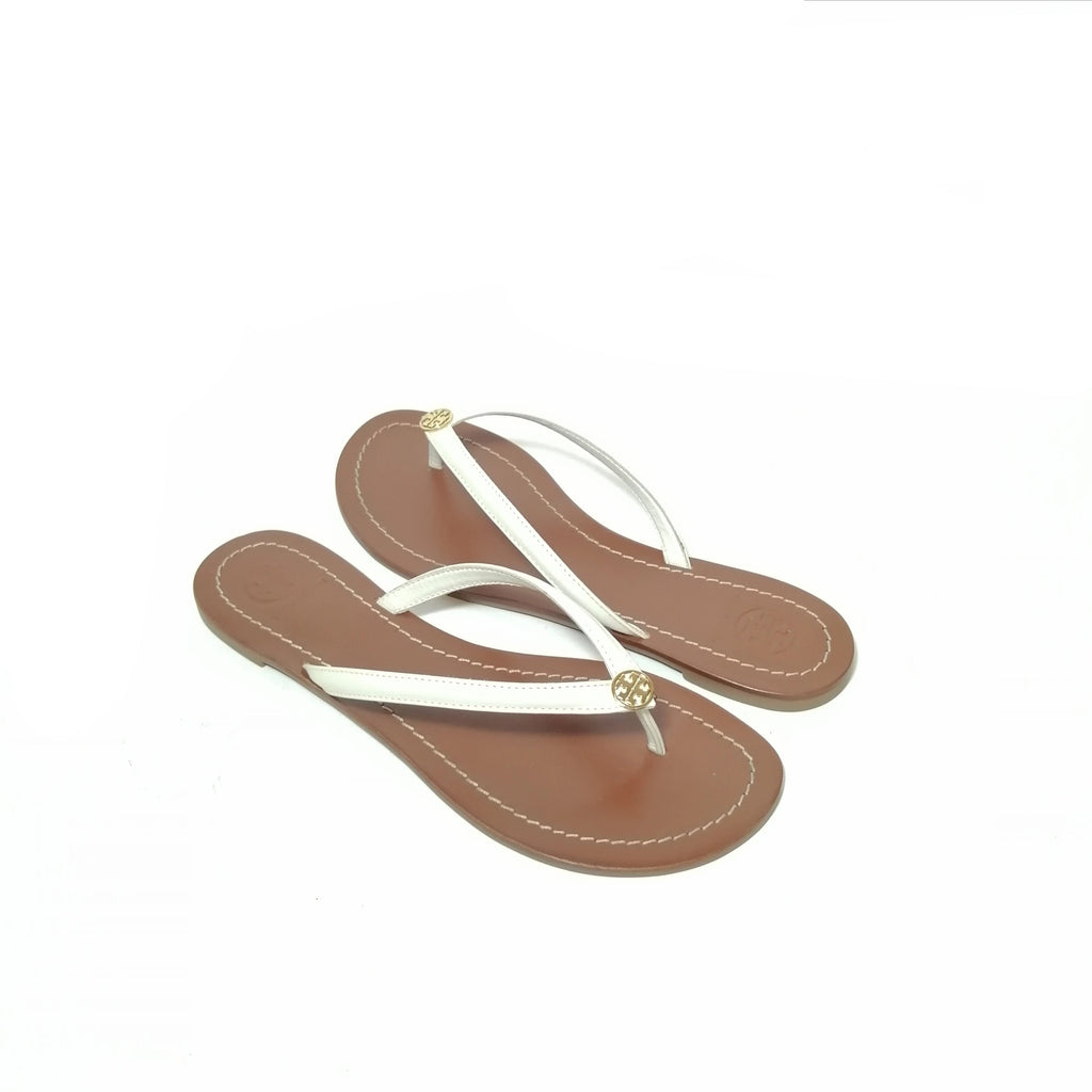 Tory Burch White Thong Sandals