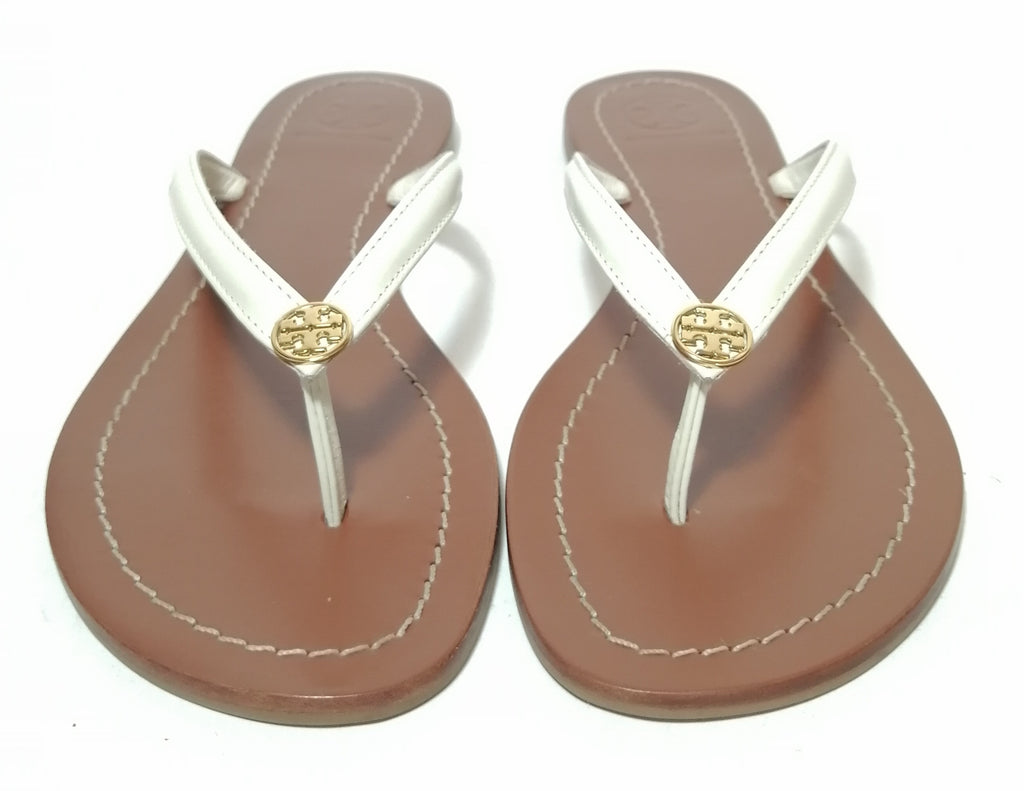 Tory Burch White Thong Sandals