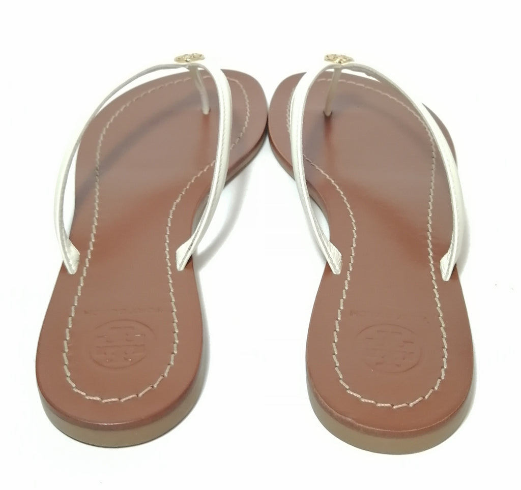 Tory Burch White Thong Sandals