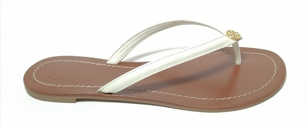 Tory Burch White Thong Sandals