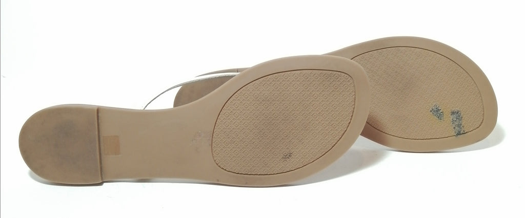 Tory Burch White Thong Sandals