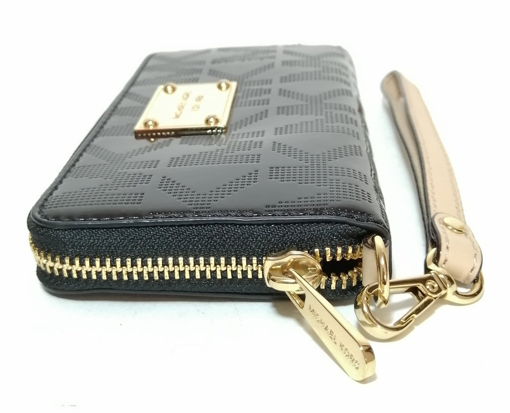 Michael Kors Black Patent Phone Case & Wallet