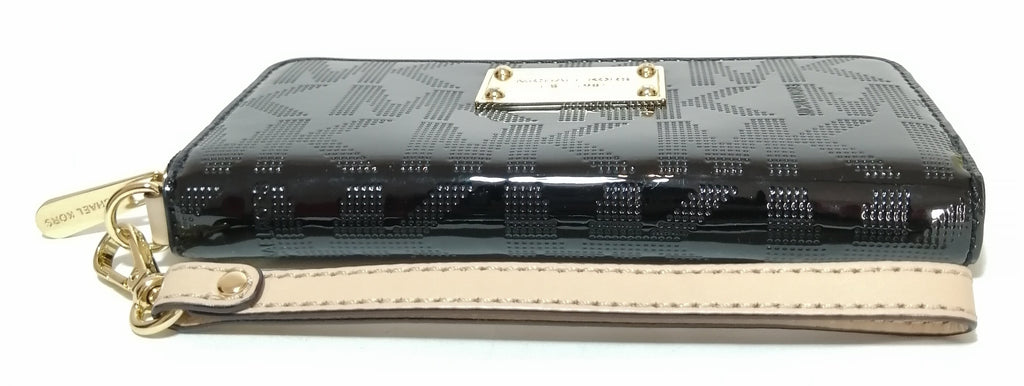 Michael Kors Black Patent Phone Case & Wallet