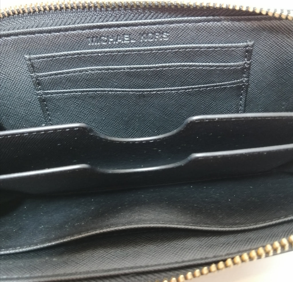 Michael Kors Black Patent Phone Case & Wallet