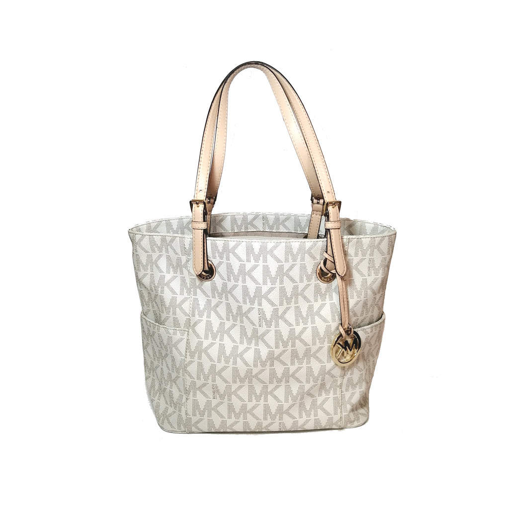 Michael Kors White Monogram Bag