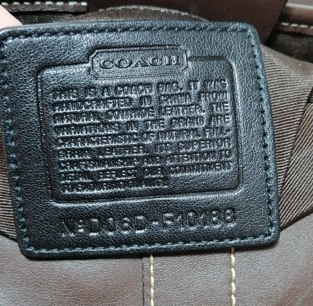 Coach Brown Leather Small Shoulder Bag