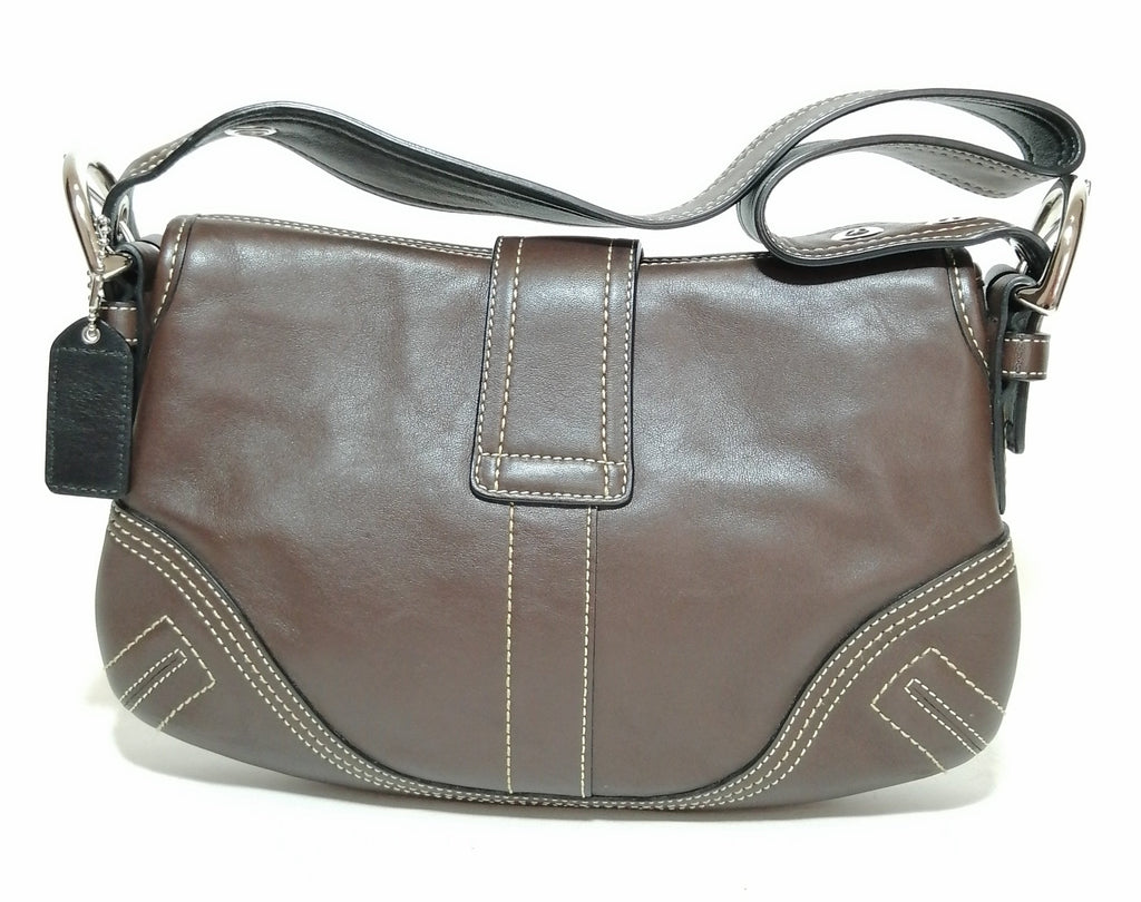 Coach Brown Leather Small Shoulder Bag