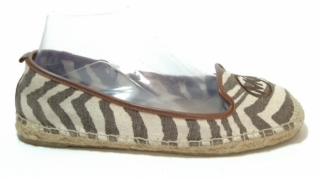 Michael Kors Tiger Print Espadrille Shoes 