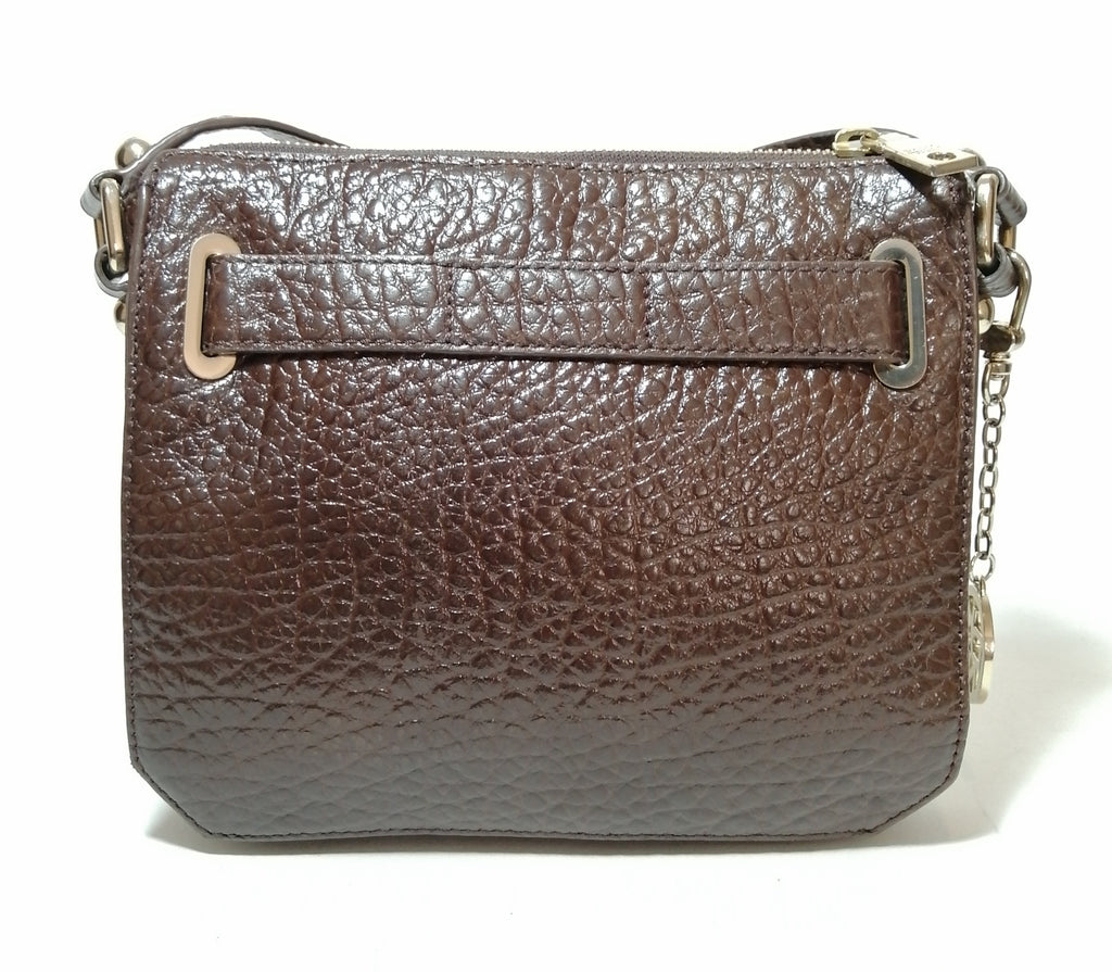 DKNY Brown Leather Shoulder Bag 