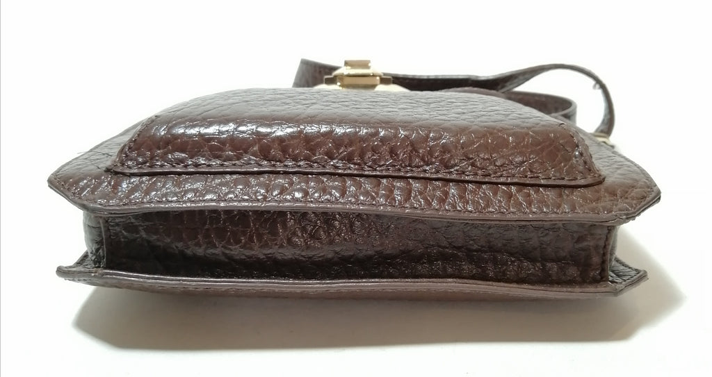 DKNY Brown Leather Shoulder Bag 