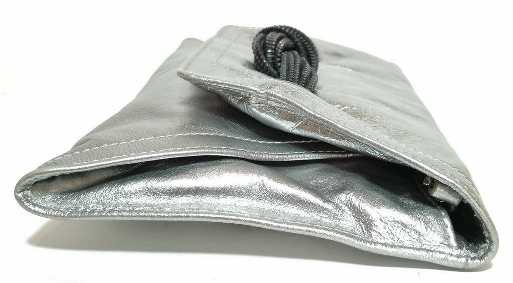 Kenneth Cole Silver Clutch
