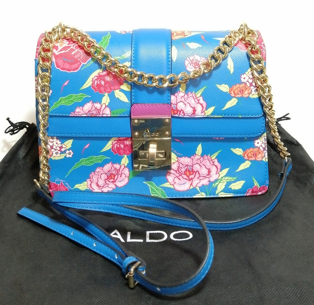 ALDO Blue Tortorici Floral Cross Body Bag