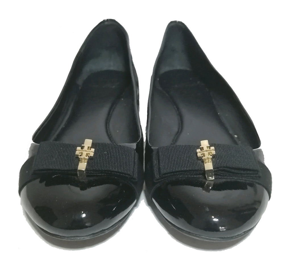 Tory Burch Black Patent Trudy Ballet Flats