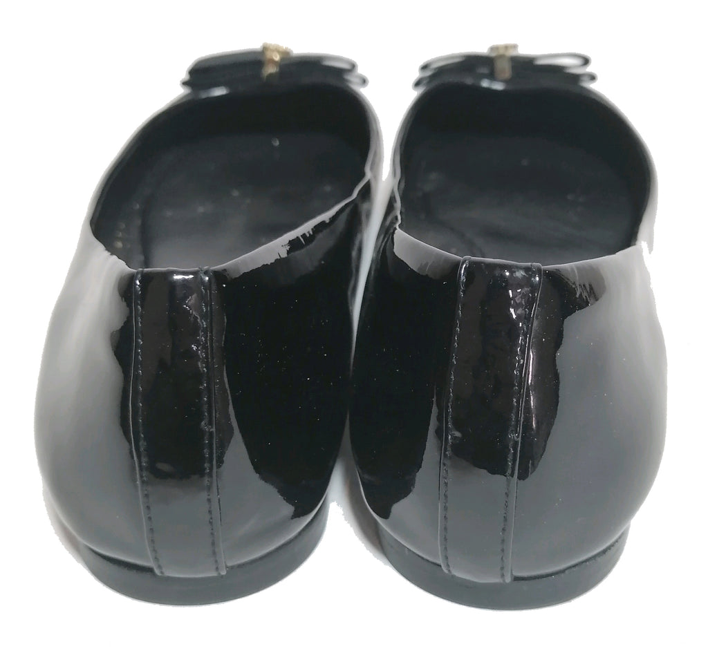 Tory Burch Black Patent Trudy Ballet Flats