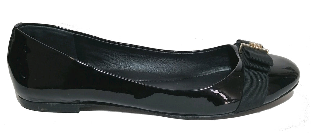 Tory Burch Black Patent Trudy Ballet Flats