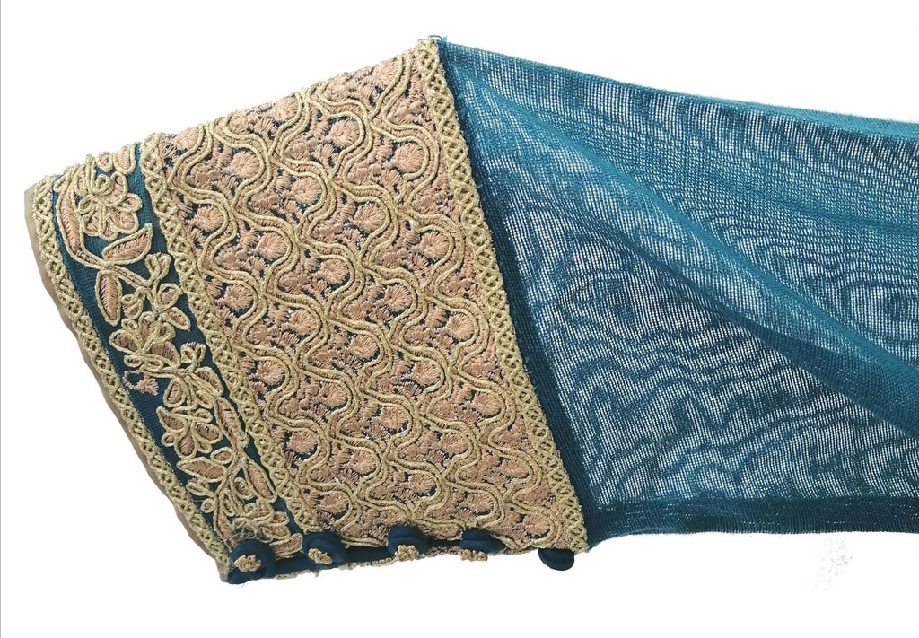 Khaadi Khaas Teal Embroidered Kameez