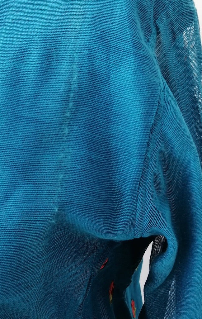 Khaadi Khaas Teal Embroidered Kameez