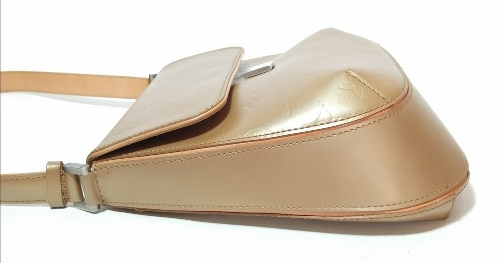 Louis Vuitton Light Gold Patent Shoulder Bag 
