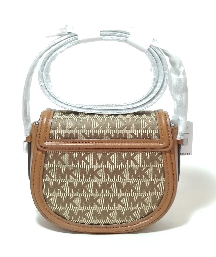 Michael Kors Monogram 'Fulton' Saddle Cross Body
