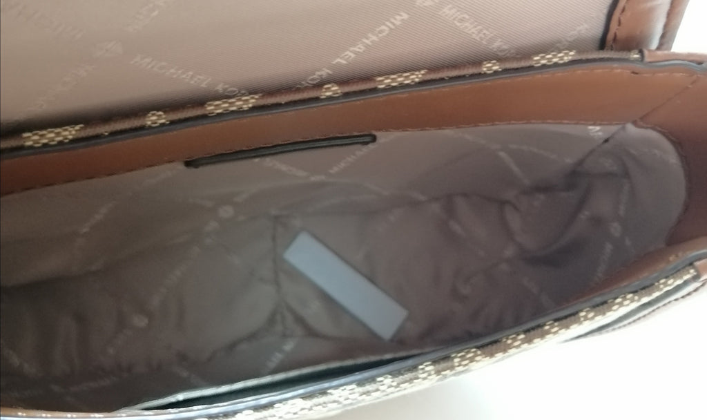 Michael Kors Monogram 'Fulton' Saddle Cross Body
