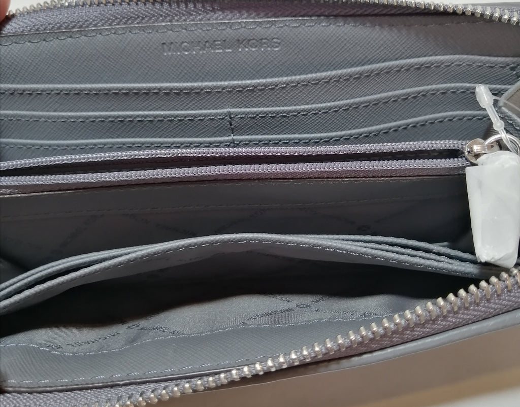 Michael Kors Grey Monogram 'Heather' Wallet