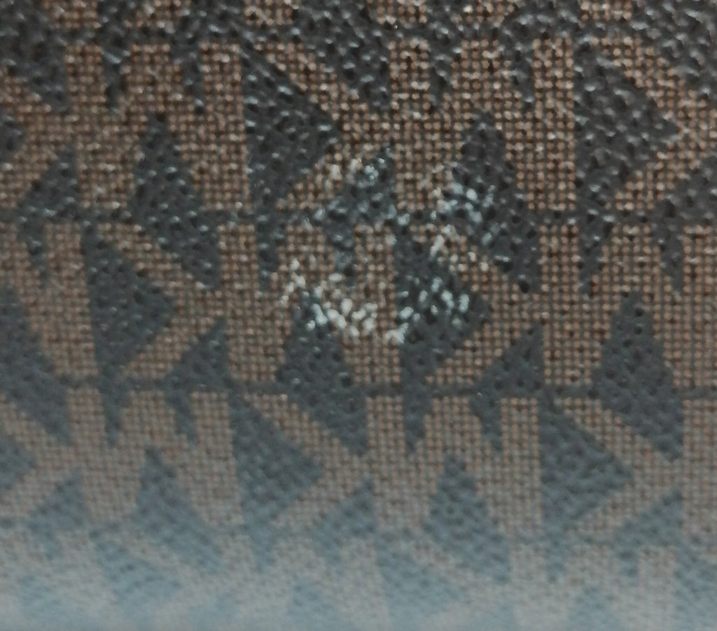 Michael Kors Brown & Black Monogram Mercer Satchel