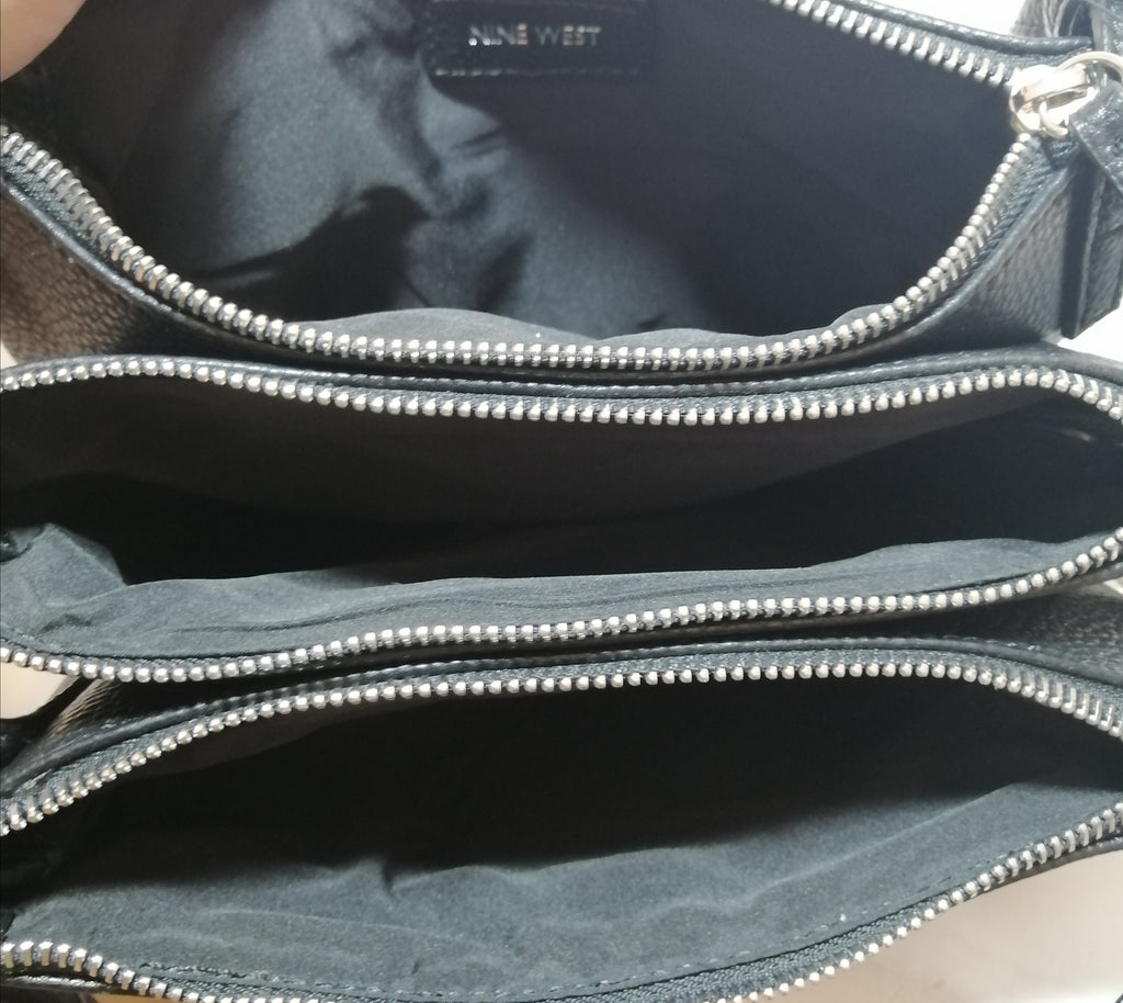 Nine West Brown & Black Helda Cross Body Bag