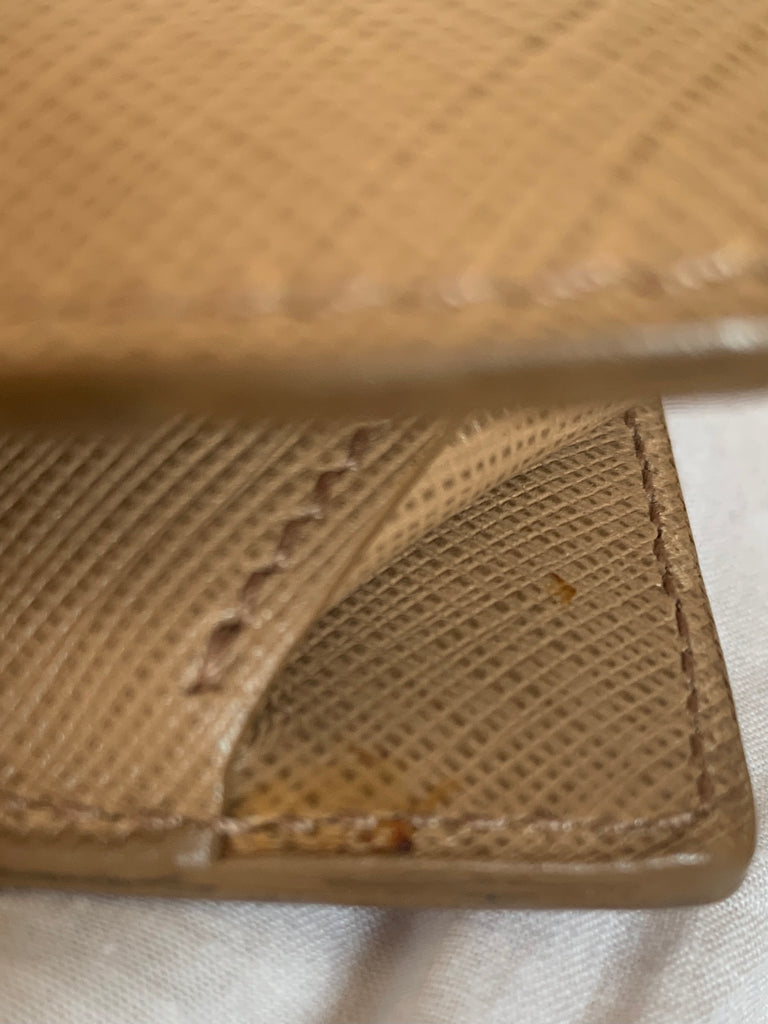 Salvatore Ferragamo Tan Textured Leather Vintage Shoulder Bag | Pre Loved |