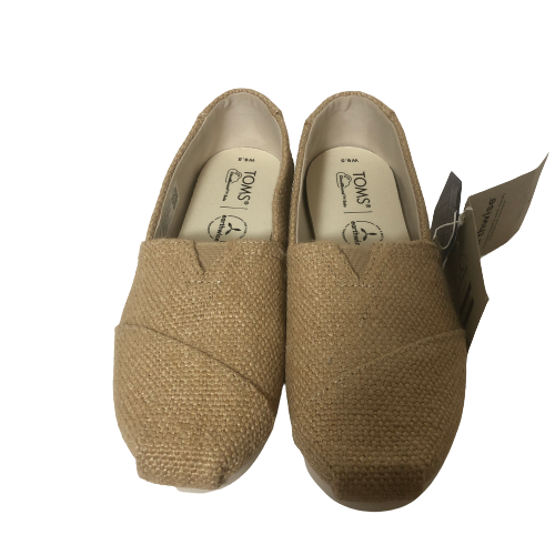 TOMS 'Alpargata' Natural Burlap Shoes Brand New Secret Stash