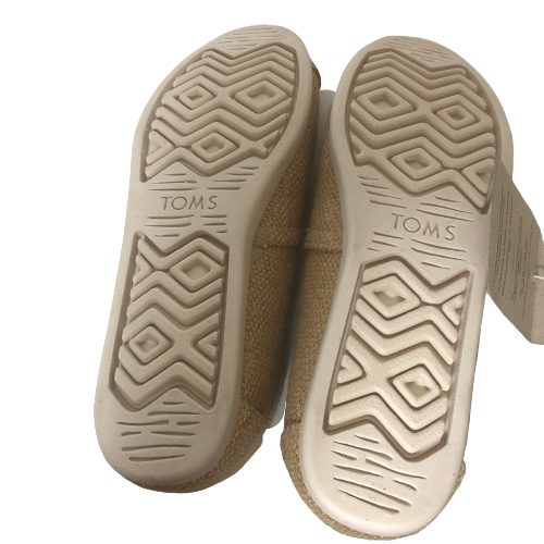 TOMS 'Alpargata' Natural Burlap Shoes | Brand New |