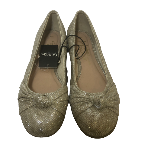 George Gold Glitter Pumps | Brand New |