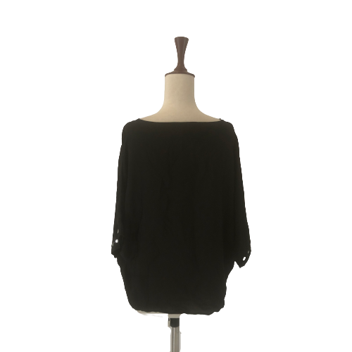 Michael Kors Black Mirror-Work Blouse | Gently Used |