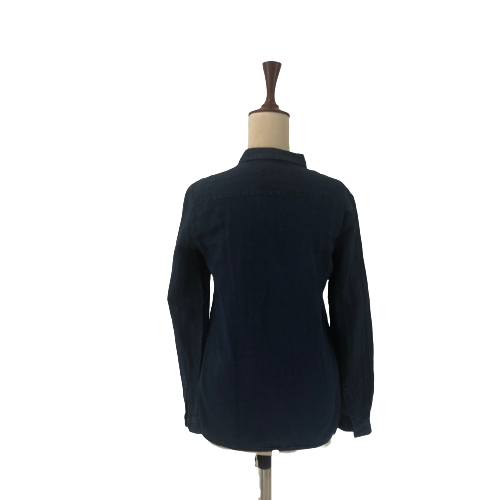 ZARA Dark Blue Denim Shirt | Gently Used |