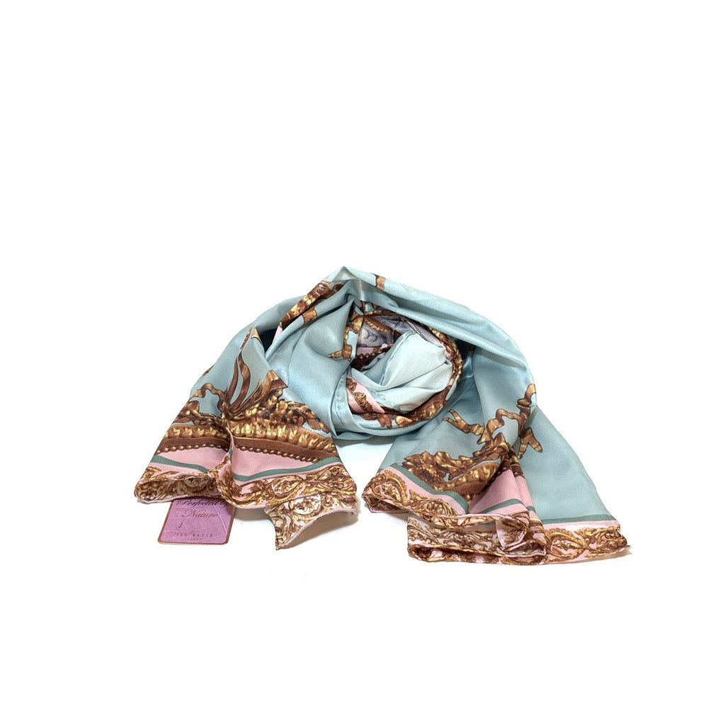 Ted Baker Printed Silk Scarf | Brand New |