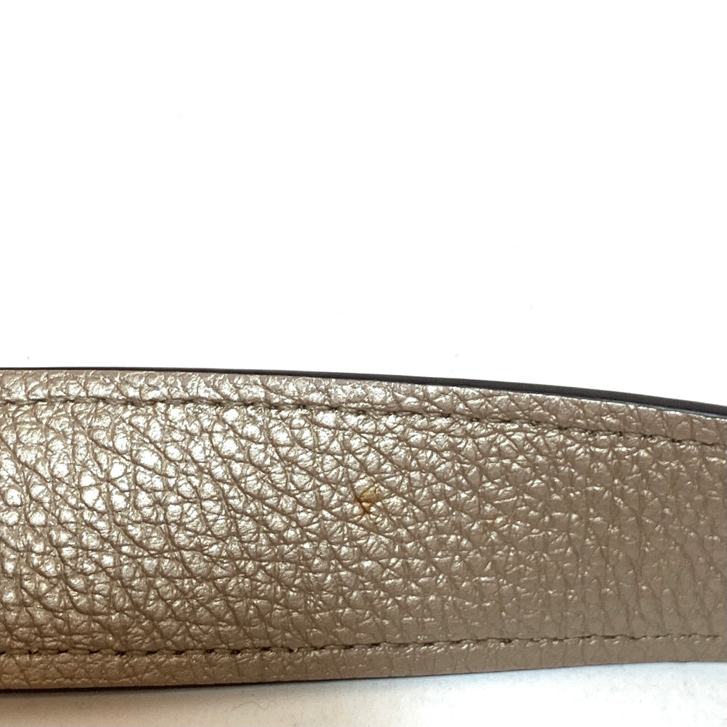 Coach Light Gold Pebbled Leather Shoulder Bag | Gently Used |
