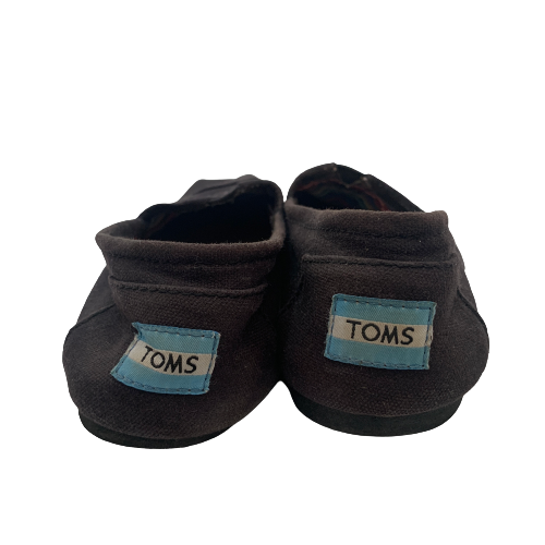 TOMS Black Canvas Shoes | Pre Loved |