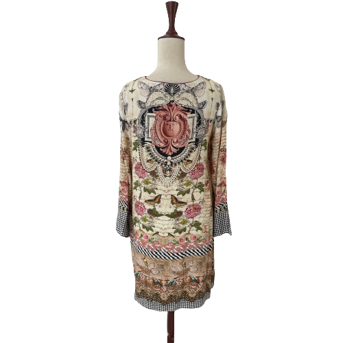 Sapphire Printed Silk Kurta | Gently Used |