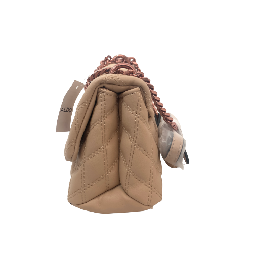 ALDO Beige Quilted 'Ralissi' Crossbody | Brand New |