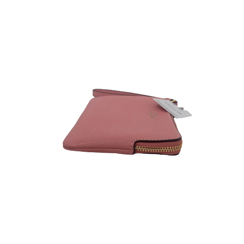 Coach Bubblegum Pink Leather Small Wristlet | Brand New |