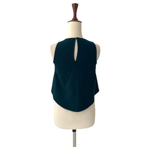 Dressing Paula Bottle Green Sleeveless Top | Gently Used |