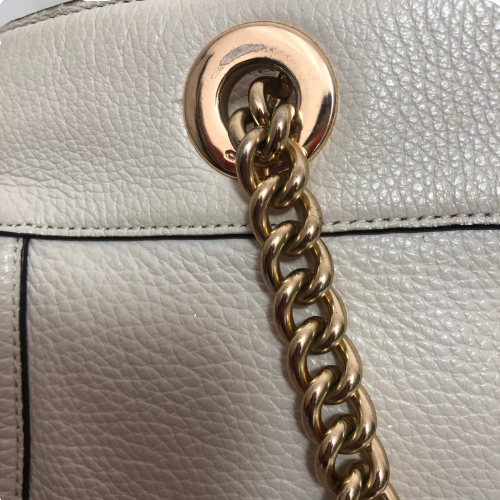 Coach Off-White Pebbled Leather Shoulder Bag | Pre Loved |
