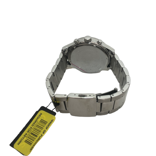 Guess Silver Stainless Steel Men's Watch | Brand New |