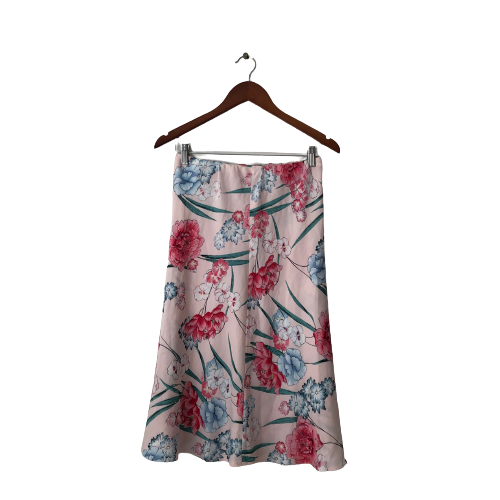 Marks & Spencer Pink Floral Skirt | Gently Used |