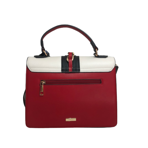 ALDO Black & Red Chain 'ANNIEBROOK' Satchel | Brand New |