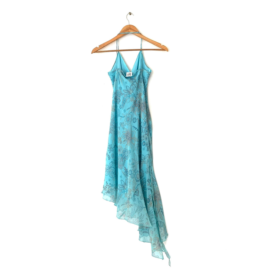Bay Blue Printed Slip Dress | Gently Used |