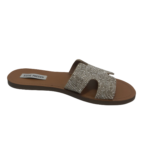 Steve Madden Silver Rhinestone Flats | Gently Used |